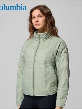 Columbia Packable Puffer Jacket- light sage